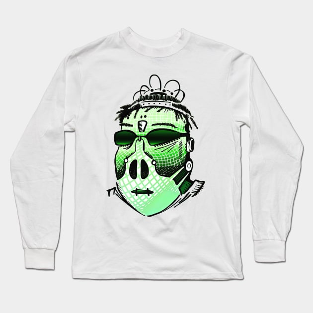 Unreal Head 2 ( 'Big Bro' ) Long Sleeve T-Shirt by Master Spektr